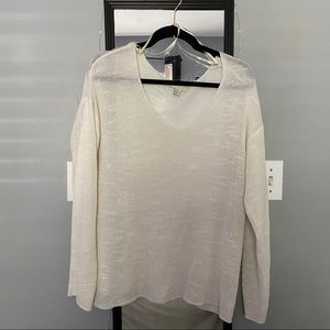 Cream Forever 21 Sweater